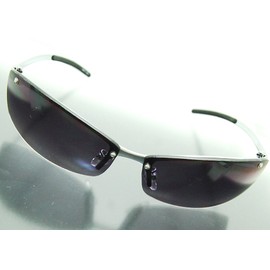 Eyewear H-907-1 Bad Face Smoke UV Protection Lens, Metal Frame, Slight Evil, Oraora Type, Sunglasses, Glassan