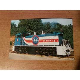 POSTCARD Union Railroad Company's Unit Number 17 Model 15 M.P Bicentennial Train