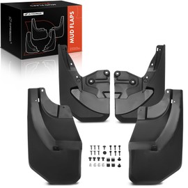 A-Premium Set of 4PCS Mud Flaps Splash Guards Mudguards Mudflaps with Hardware Kits Accessory Compatible with Lexus GX550 2024-2025 (Only fit Overtrail), Front and Rear (Driver and Passenger Side)