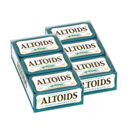 ALTOIDS Classic Wintergreen Breath Mints, 1.76-Ounce Tin (Pack of 12)