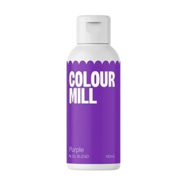 Colour Mill Food Colouring Purple 100ml - Next Generation Oil Based Food Colouring for Baking, Decorating, Icing and Cooking Food Dye DIY Slime and Crafts 100ml