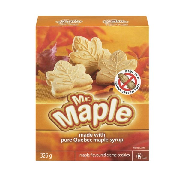 Mr. Maple Maple Flavoured Creme Cookies 325g - {Imported from Canada}