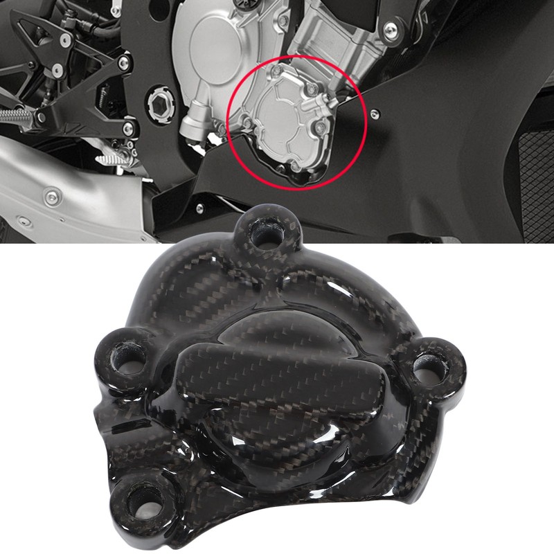 Motorcycle Engine Protector Cover Real Carbon Fiber Replacement for R1