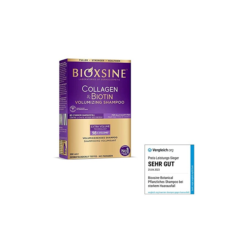 Bioxsine Colagen & Biotin Volume Shampoo 300 ml for All
