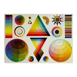 Cloudberries Canvas Puzzle, Colourful 1000 Piece Gradient Jigsaw Puzzle, Fun 1000 Piece Puzzles for Adults, Easy Jigsaw Puzzles, Colour Theory Puzzle