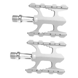 Kisangel Aluminum Alloy Bike Pedal Foldable and Easy to Install for and Urban Cycling Silver and Efficient for Rides