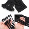 Loc Extension Human Hair 0.8cm Width 8inch 20 Strands 100%