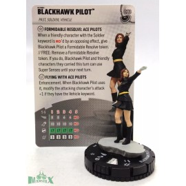 WizKids Heroclix Masters of Time set Blackhawk Pilot #013 Common figure w/card!