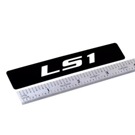 Unbranded New Billet Aluminum Emblem LS1 Engine  For Chevy GM Corvette Camaro