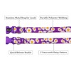 Olahibi Basic Dog Collar, Daisy Floral Pattern, Soft and Durable