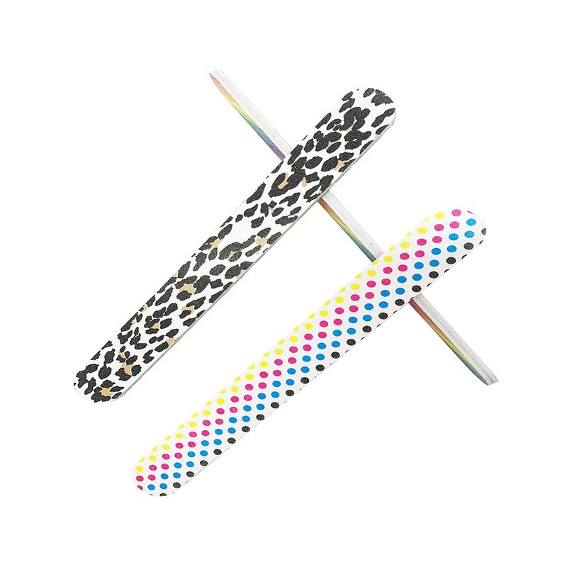 HeeYaa Nail File 10 PCS Professional Double Sided 100/180 Grit