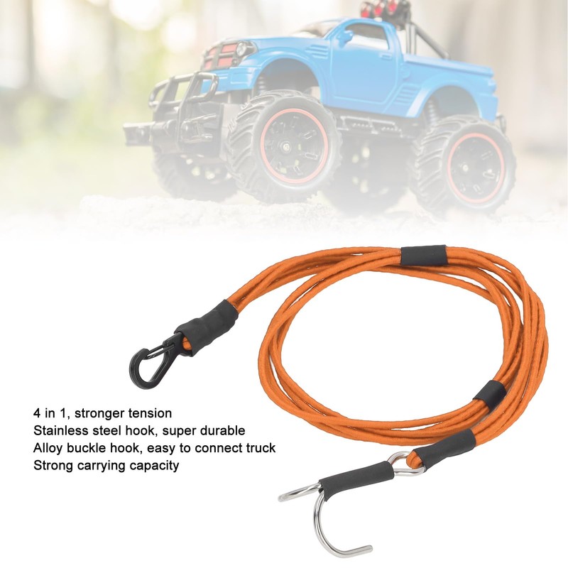 VGEBY RC Crawler Kinetic Winch Strap, High-Strength RC Crawler Tow