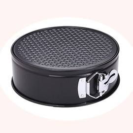 8 inch circular Springform interlocking and leak- proof seal carbon baking C ake Pan