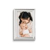 Sonia Jewels Real Silver-plated Beaded Edge 4x6 Photo Frame 8.5"