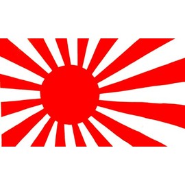 IMA Japanese Rising Sun Battle WWII Flag, Red, 60" x 36" Rectangular, Unisex, Indoor, Wall Mount