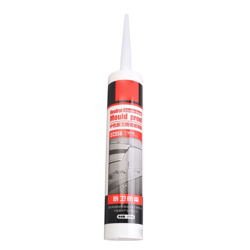Neutral Silicone Sealant Water Resistance Clear Glass Glue for Kitchen