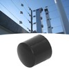 100Pcs Electric Fence Post End Caps Plug Insert Plastic Round