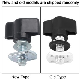 Car Hard Top Fastener Screws, 8Pcs Universal Hard Top Fasteners Thumb Screws + Washers + Nut Plates Kit for YJ TJ JK