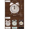 ideamall Alarm Clock Antique Table Clock Classic Analog Quiet Movement