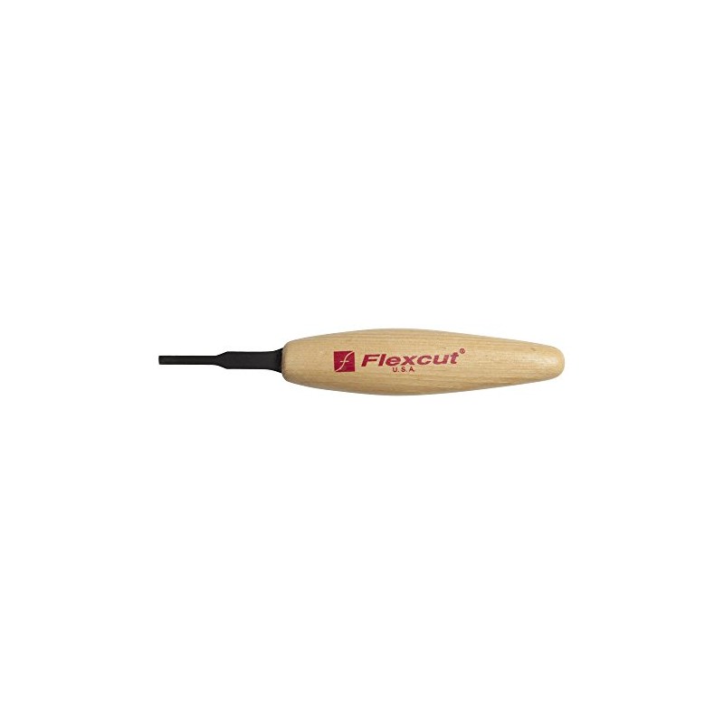 Flexcut Micro Chisel, Razor Sharp High Carbon Cutting Blade, 1/8