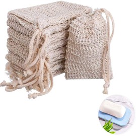 10 Pack Exfoliating Natural Soap Bag Pouch Soap