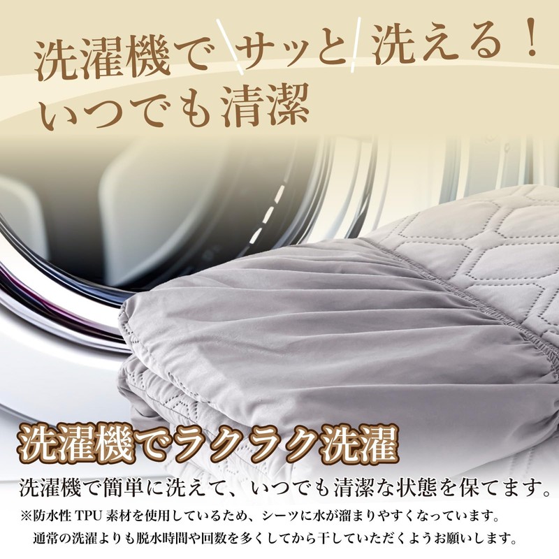 Flat Sheet Sheet Double Fitted Sheet with Integrated Mattress Pad,
