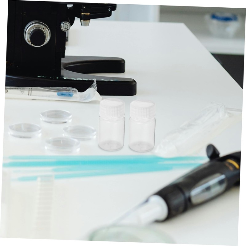Cabilock 6Pcs Transparent Bottles High Temperature Resistant Sample Containers Leak
