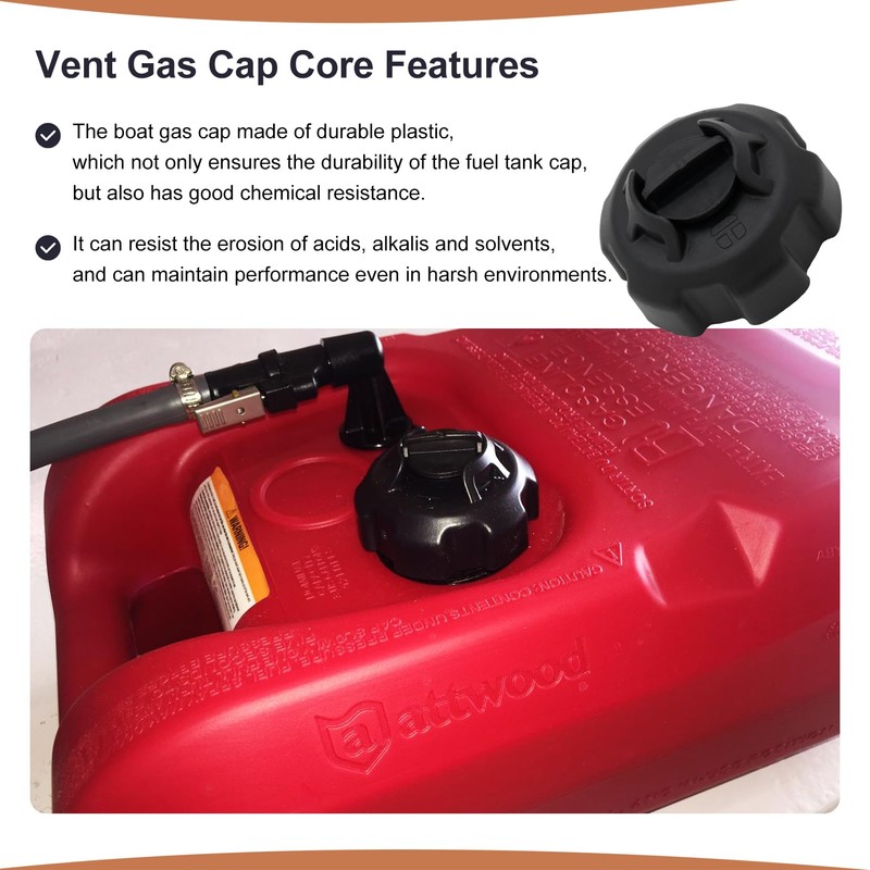 Powswopx 621501-10 Manual Vent Gas Cap Compatible with Moeller Tempo