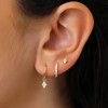 Gold Hoops Earrings for Women Small Stud Hoop Earring Stacks