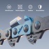 tallox 3 Saw Chains 3/8 Inch 1.3 mm 40 TG
