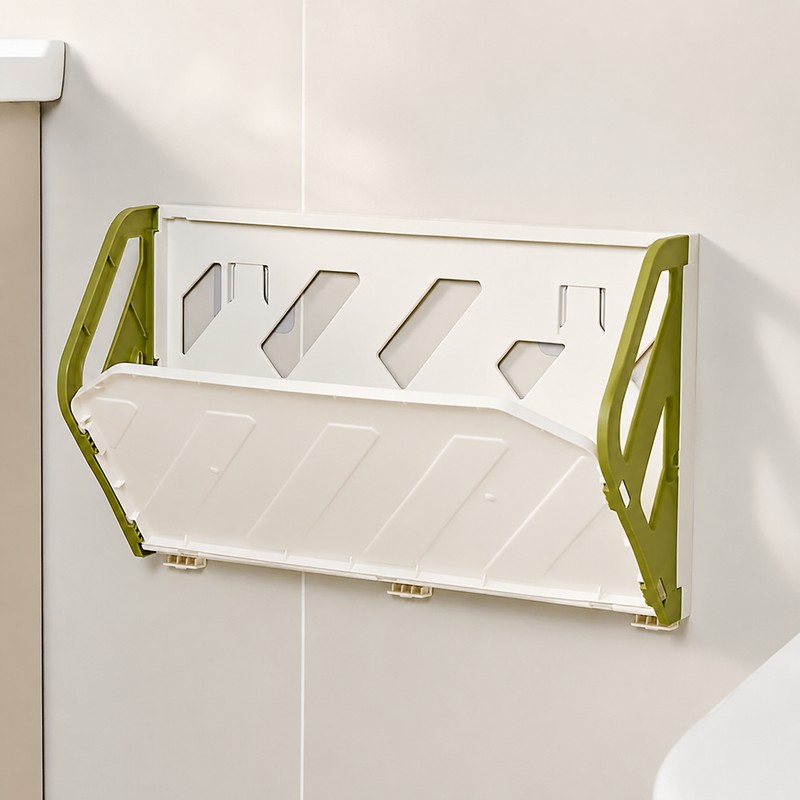 Wall Mounted Shoe Rack for Space Saving – Foldable Hidden