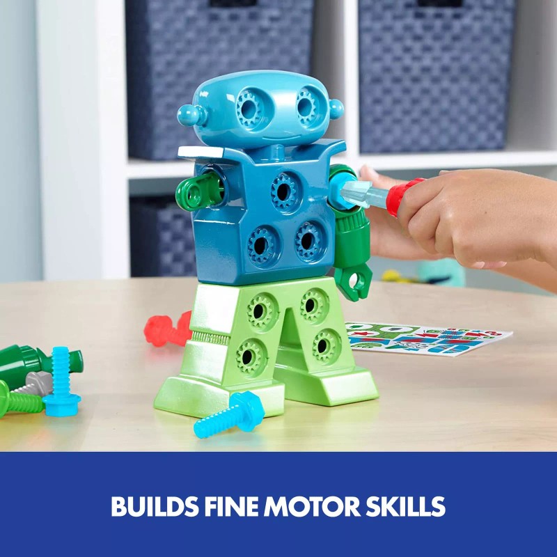 Educational Insights STEM Construction Robot Kit for Kids Build DIY