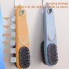 ZBKJYILF 2 Pieces Shoe Brush, Double-Sided, 3rd Gen, Comfortable Handle,