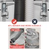 1 1/2" Flexible Drain Hose, Extendable Flexible Sink Drain Hose