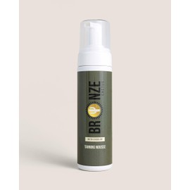 Bronze Cactus Dutch Chocolate Self Tanning Mousse, Dermatologically Tested Natural Ingredients, Suitable For Face & Body, Vegan-Friendly Unscented Self Tanner Mousse, For all Skin Types, 6.7fl.oz.