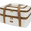 Vuudh Quilted Insulated Double Casserole Carrier - Thermal Lunch Tote