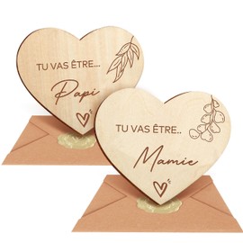 TU VAS ÊTRE.. Mamie, TU VAS ÊTRE... Papi, 2 Pieces Cadeau Papi/Mamie, Annonce Cadeau Bapteme, Cadeau Naissance Annonce Grossesse