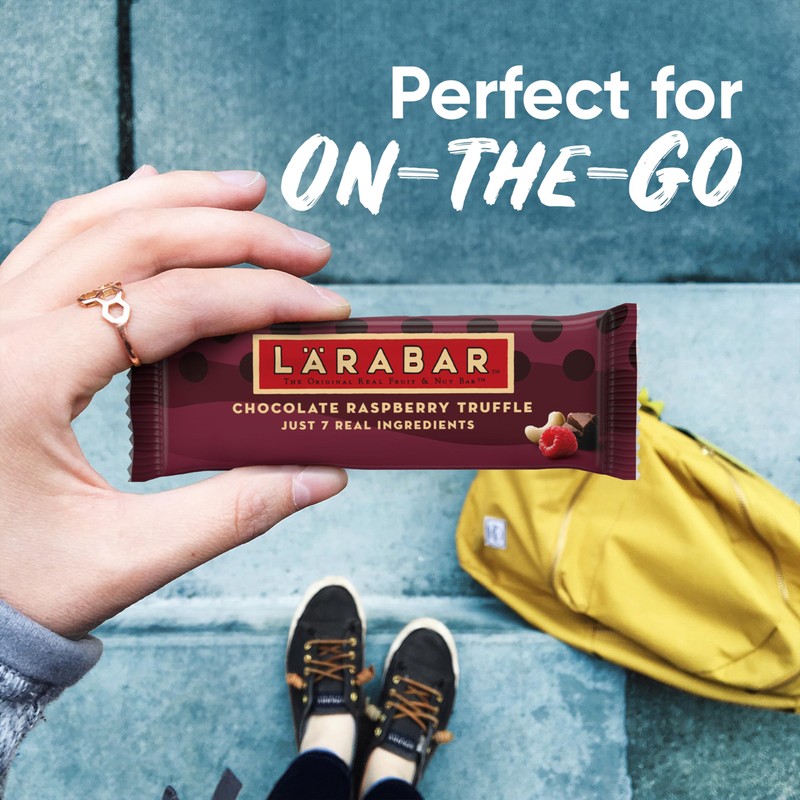 Larabar Chocolate Raspberry Truffle Fruit and Nut Bars, Gluten Free