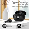 Wireless Earbuds Bluetooth 5.3 Headphones with 4 Noise Cancelling Mics,
