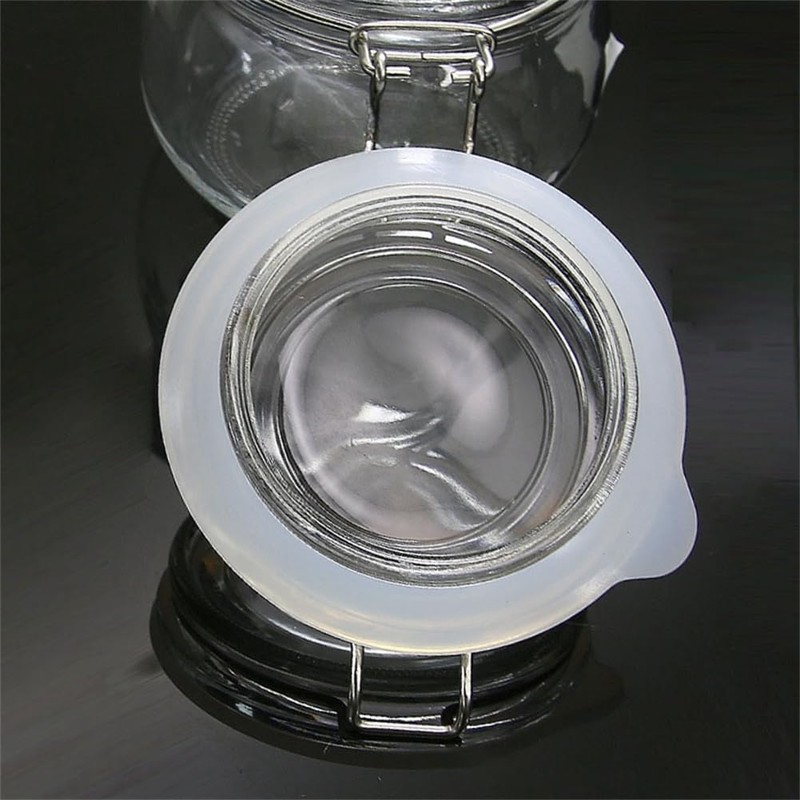 12 Pieces Rubber Seals Rings for Glass Jars, Airtight Silicone