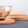 CRCHOM Cork Trivet 4 Pack Round Cork Hot Pads for