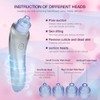 4 Replaceable Heads Blackhead Vacuum Removal Pore Acne Suction Cleanser