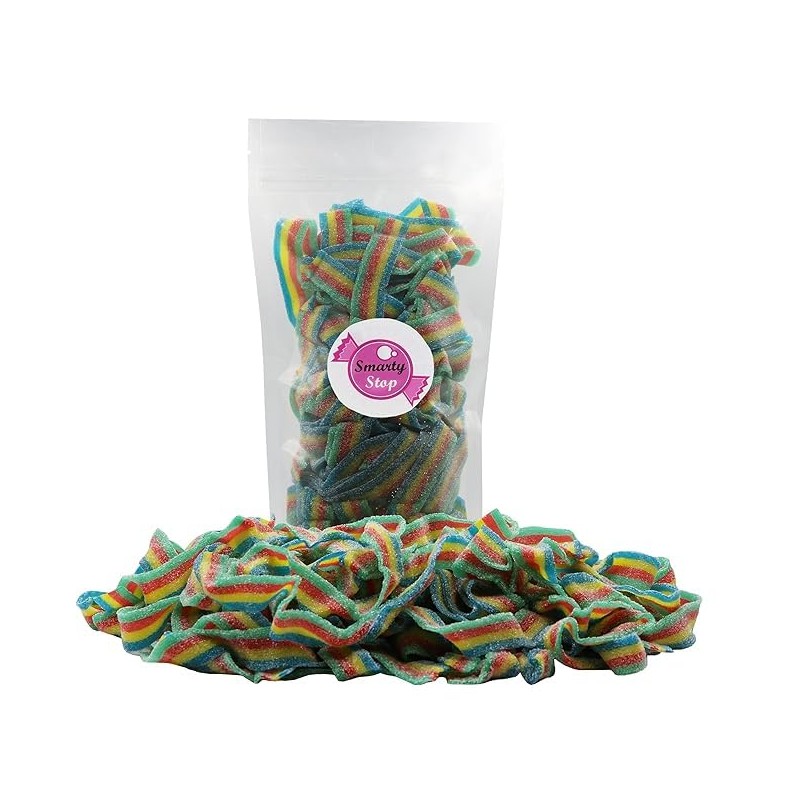 Smarty Stop Sour Gummy Belts 6.6 Pound (Rainbow)