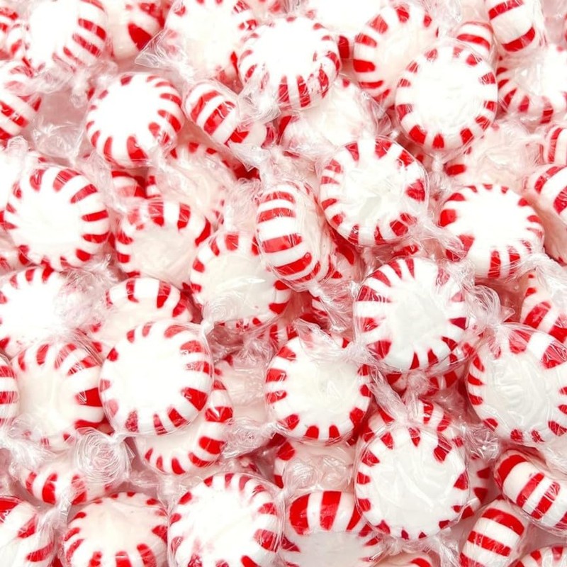 Bulk Starlight Peppermints Candy - 5 Pound Individually Wrapped Christmas