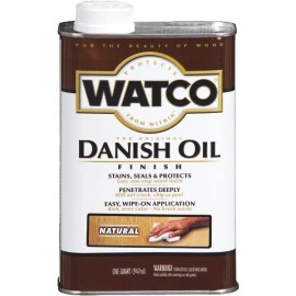 (4)-Qt Watco Danish Oil Wood Stain Sealant Finish A65741