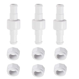 Perfect Pairz D20 Hose Swivel Compatible with Zodiac Polaris 280, 380, 180 Pool Cleaner Hose Swivel, with D15 Nut - 3 Pack