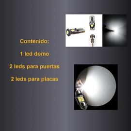LEDXIUM - Kit led premium de interiores para Nissan NP300 Frontier años 2016 2017 2018 2019 2020 2021 2022