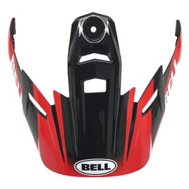 BELL MX-9 Adventure Visor Off-Road Motorcycle Helmet Accessories - Dash Black/Red/White