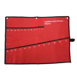 Be In Your Mind Multi Pocket Tools Bag 25 Pockets Tools Storage Bag Hardware Wrench Tool Roll Wrench Storage Bag for Spanner Plier Wrench Screwdrivers