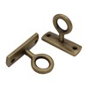 RCH Hardware HK-IR8398-70 Iron Wall Hook, 2.8 Inch, Antique Brass